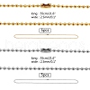 Unicraftale Stainless Steel Ball Chain Necklace Making MAK-UN0001-08-2