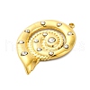 304 Stainless Steel Pendants STAS-V004-07G-02-2