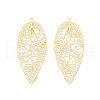 201 Stainless Steel Big Pendants STAS-N102-02LG-1