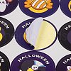 Halloween Theme Plastic Stickers STIC-C009-01I-3