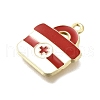 Medical Theme Alloy Enamel Pendants FIND-G090-02B-03-2