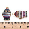Winter Theme Alloy Printed Pendants PALLOY-D581-01A-3