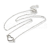 Alloy Crystal Rhinestone Pendant Necklaces for Women WG57F6E-05-1