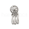 Brass European Beads KK-M318-02P-1