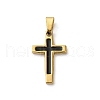 201 Stainless Steel Pendants STAS-C130-01B-G-1