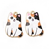 Alloy Enamel Pendants X-ENAM-M046-12G-A-2