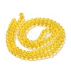Baking Painted Glass Beads Strands DGLA-Q023-8mm-DB29-5