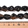 Electroplate Glass Beads Strands EGLA-N012-09A-4