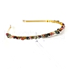 Natural Tourmaline Hair Bands PW-WGC1C33-34-1