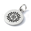Non-Tarnish 304 Stainless Steel Charms STAS-C097-46P-02-2