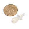 ABS Plastic Imitation Pearl Pendants PALLOY-JF04009-2