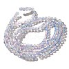 Crackle Glass Beads Strands X-CCG-C002-6mm-09-2