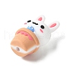 Rabbit Silicone Beads SIL-V001-06-2