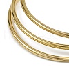7Pcs Round Vacuum Plating 201 Stainless Steel Bangles Sets for Women BJEW-F476-08G-03-2