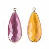 Cat Eye Stone Pendants G-S377-001-1