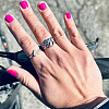 Alloy Plain Band Rings PW-WGB7F5A-01-2