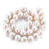 Natural Keshi Pearl Beads Strands PEAR-S019-06A-3