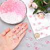 SUNNYCLUE 300Pcs 3 Colors Transparent Acrylic Beads OACR-SC0001-47A-3