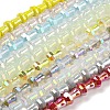 Electroplate Glass Beads Strands GLAA-K064-01A-1