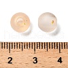 Frosted Transparent Acrylic Beads OACR-F013-13E-3
