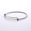 Adjustable 201 Stainless Steel Expandable Bangles NJEW-S105-PJ215-65-2