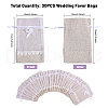 Burlap & Organza Storage Pouches ABAG-WH0040-13-2