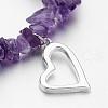 Alloy Charm Bracelets BJEW-JB02481-03-2