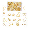 Fashewelry 32Pcs 16 Styles Alloy Pendants FIND-FW0001-15-1