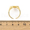 Brass Micro Pave Cubic Zirconia Adjustable Cuff Rings for Women RJEW-U053-09G-5