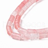 Cherry Quartz Glass Beads Strands G-G990-C09-4