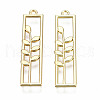 Rack Plating Alloy Pendants PALLOY-N175-17LG-2
