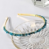 Wire Wrapped Natural Apatite Chip Hair Bands PW-WG27230-03-1