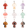 DICOSMETIC 9Pcs 9 Style Natural & Synthetic Gemstone Pendants G-DC0001-01-1