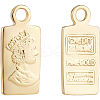 BENECREAT Brass Pendants KK-BC0004-88-1