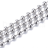 Tarnish Resistant 304 Stainless Steel Ball Chains CHS-R010-31-1