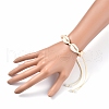 Adjustable Braided Bead Bracelets BJEW-JB05310-M-5