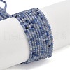 Natural Blue Aventurine Beads Strands G-M449-B01-2mm-2