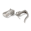 Stainless Steel & Rhineston Hoop Earrings for Women EJEW-C110-01P-2