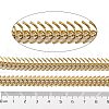 304 Stainless Steel Fishbone Chains STAS-NH0001-03G-2