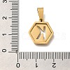 304 Stainless Steel Charms STAS-H227-01G-K-3