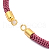Nylon Cords Bracelet Makings Fit for Connector Charms AJEW-P116-02G-39-2