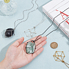 4Pcs 4 Colors 304 Stainless Steel Macrame Pouch Necklace Making NJEW-PH01541-3