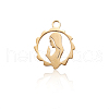 304 Stainless Steel Pendants STAS-CJC0001-01G-1