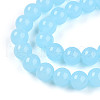 Imitation Jade Glass Beads Strands GLAA-T032-J8mm-04-3