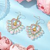 Glass Seed Beads Dangle Earrings EJEW-MZ00330-01-1