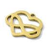 304 Stainless Steel Pendants STAS-C097-21G-2