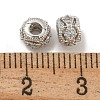 Rack Plating Brass Micro Pave Clear Cubic Zirconia Beads KK-U030-16O-2