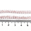 Electroplate Transparent Glass Beads Strands EGLA-A035-T3mm-A20-4