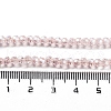 Electroplate Transparent Glass Beads Strands EGLA-A035-T3mm-A20-4