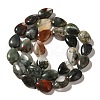 Natural African Bloodstone Beads Strands G-I377-A23-3
